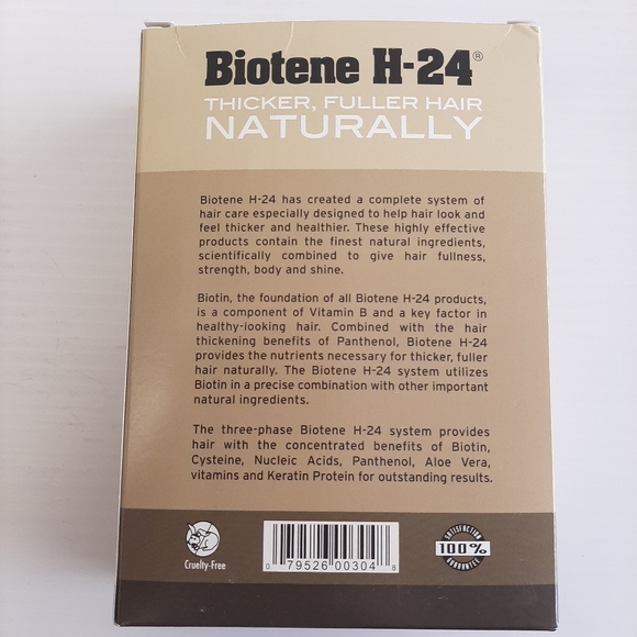 MILLCREEK Biotene H-24 Natural Hair System  Shampoo Condition Scalp Emulsion Set - Picture 2 of 5